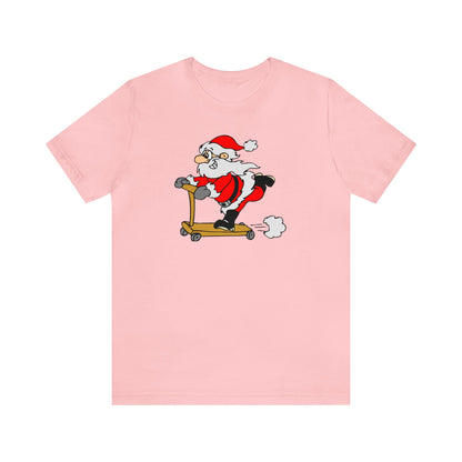 Santa Riding a Scooter Shirt, Santa Claus Shirt, Christmas Shirt, Xmas Shirt, Holiday Shirt, Merry Shirt, Festive Shirt, Merry Christmas Tee