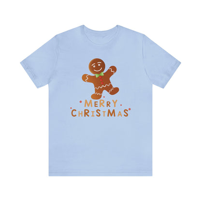 Merry Christmas Ginger Bread Man Shirt, Christmas Shirt, Xmas Shirt, Holiday Shirt, Merry Shirt, Festive Shirt, Ginger Bread Man Shirt