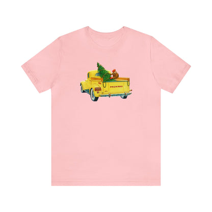 Farm Fresh Christmas Tree Truck Shirt, Vintage Christmas Truck Shirt, Packard Truck Shirt, Xmas Shirt, Holiday Shirt, Merry Shirt, Festive T