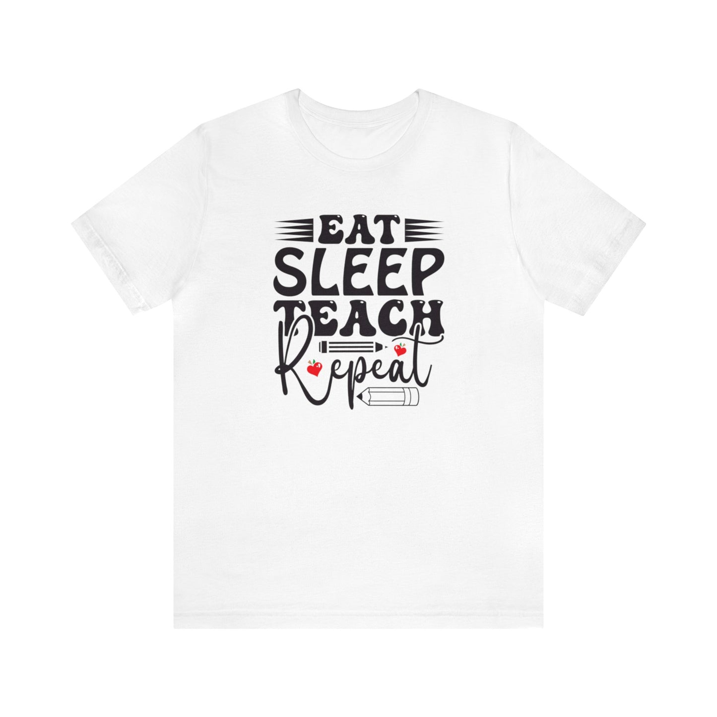 Eat Sleep Teach Repeat Shirt, School Shirt, Teacher Shirt, Back to School, Teacher Gift, Elementary Teach, Kindergarten teacher, Cool Teach