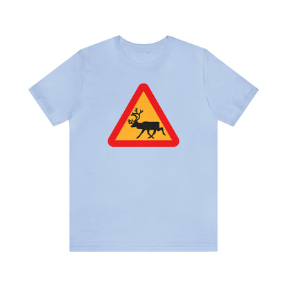 Caution Deer Shirt, Christmas Shirt, Xmas Shirt, Holiday Shirt, Merry Shirt, Festive Shirt, Merry Christmas Tee, Christmas Gift, Deer Sign