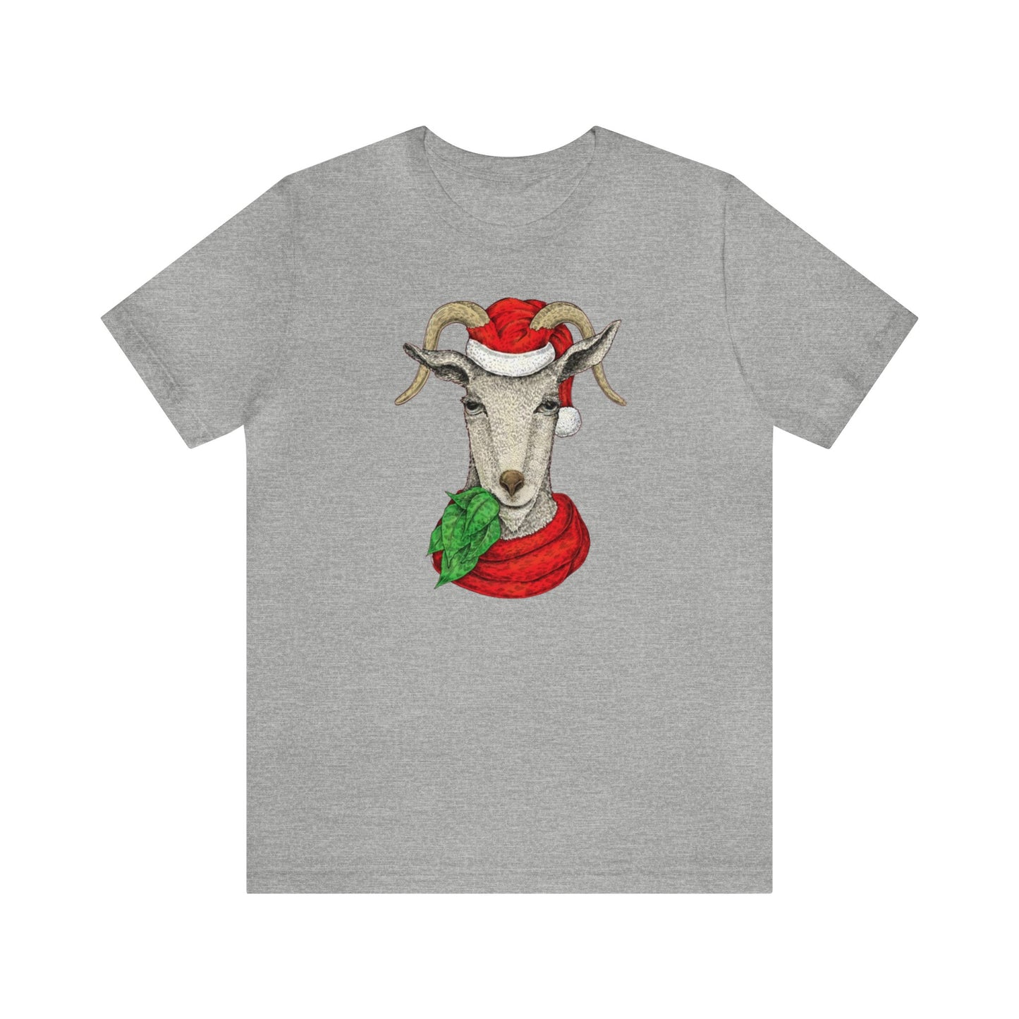 Goat Santa Shirt, Santa Claus Shirt, Christmas Shirt, Xmas Shirt, Holiday Shirt, Merry Shirt, Festive Shirt, Merry Christmas Tee, Goat Lover