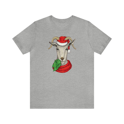 Goat Santa Shirt, Santa Claus Shirt, Christmas Shirt, Xmas Shirt, Holiday Shirt, Merry Shirt, Festive Shirt, Merry Christmas Tee, Goat Lover