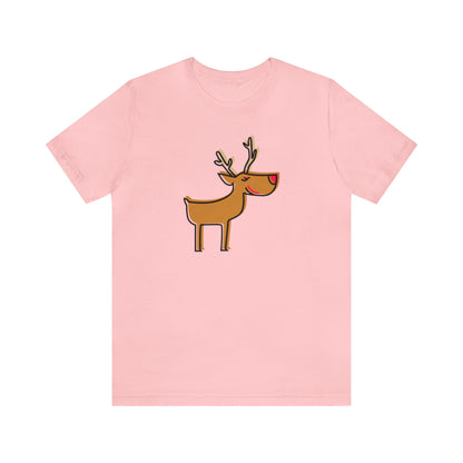 Rudolph Shirt, Reindeer shirt, Christmas Shirt, Xmas Shirt, Holiday Shirt, Merry Shirt, Festive Shirt, Merry Christmas Tee, Christmas Gift