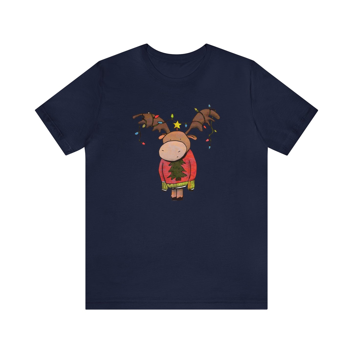 Christmas Moose, Moose Shirt, Christmas Shirt, Xmas Shirt, Holiday Shirt, Merry Shirt, Festive Shirt, Merry Christmas T, Winter Tee, Holiday