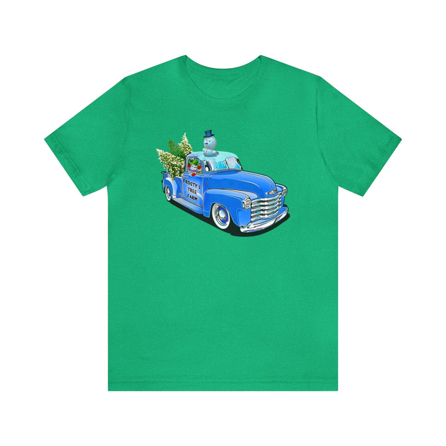 Frosty's Tree Farm Truck Shirt, Farm Fresh Christmas Tree Truck Shirt, Vintage Christmas Truck Shirt, Packard Truck Shirt, Frosty Snowman T