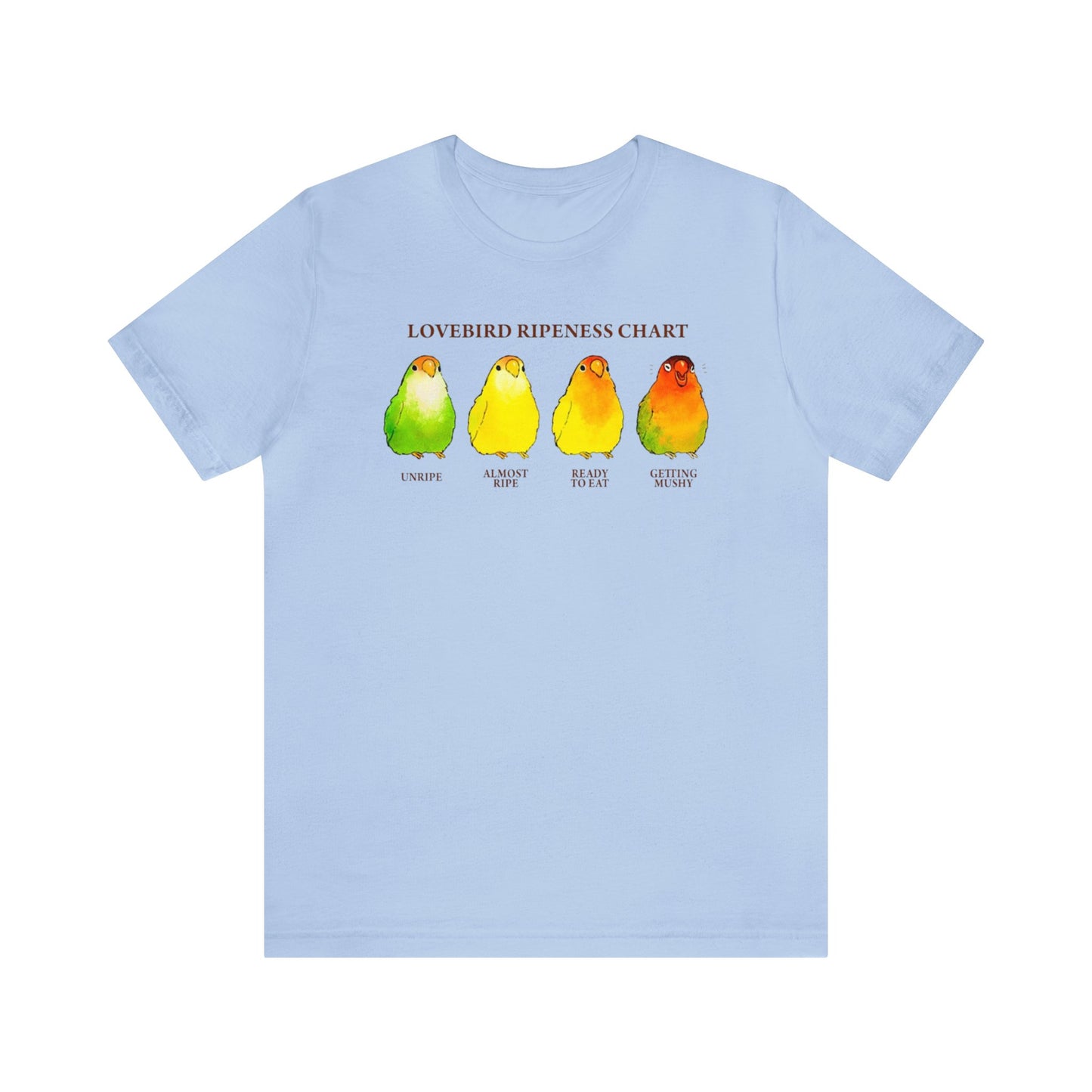 Lovebird Ripeness Chart Shirt, Lovebird Shirt, Love Birds Love Birds, Fischers Lovebirds Shirt, Funny Mango Ripeness Chart, A Lovebird Tee