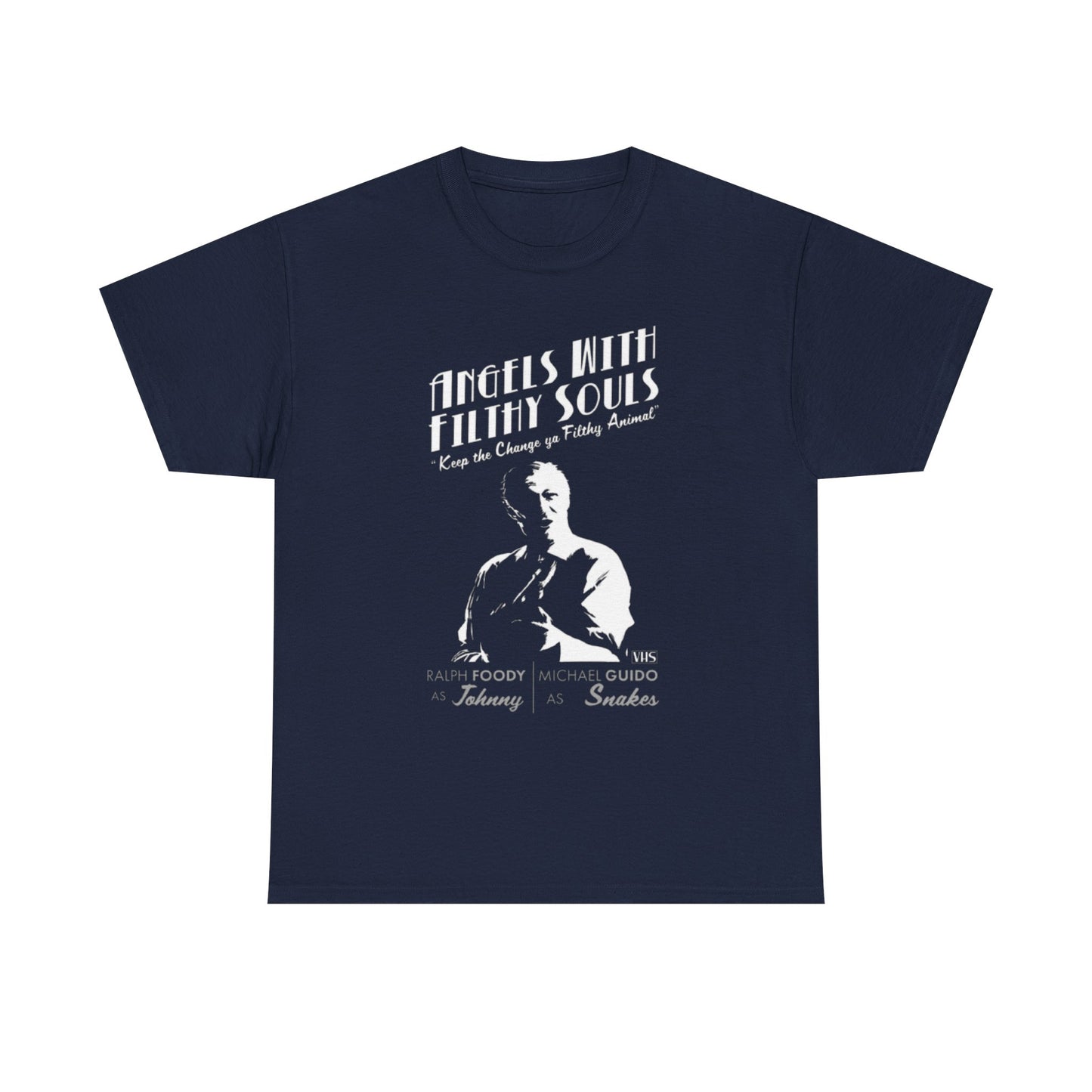 Angels With Filthy Souls Vintage Movie Tee — 'Keep on Clappin' Johnny' Graphic Shirt