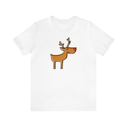 Rudolph Shirt, Reindeer shirt, Christmas Shirt, Xmas Shirt, Holiday Shirt, Merry Shirt, Festive Shirt, Merry Christmas Tee, Christmas Gift