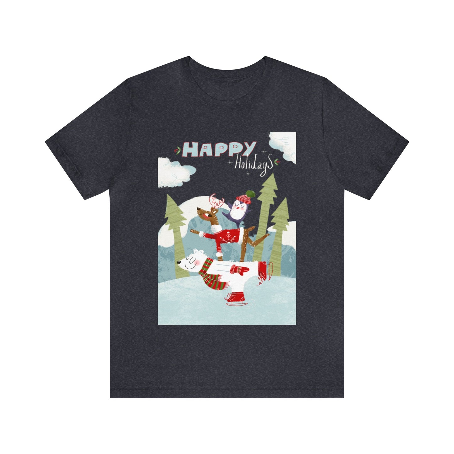 Happy Holidays Shirt, Christmas Shirt, Xmas Shirt, Holiday Shirt, Merry Shirt, Festive Shirt, Merry Christmas Tee, Christmas Gift, Holiday