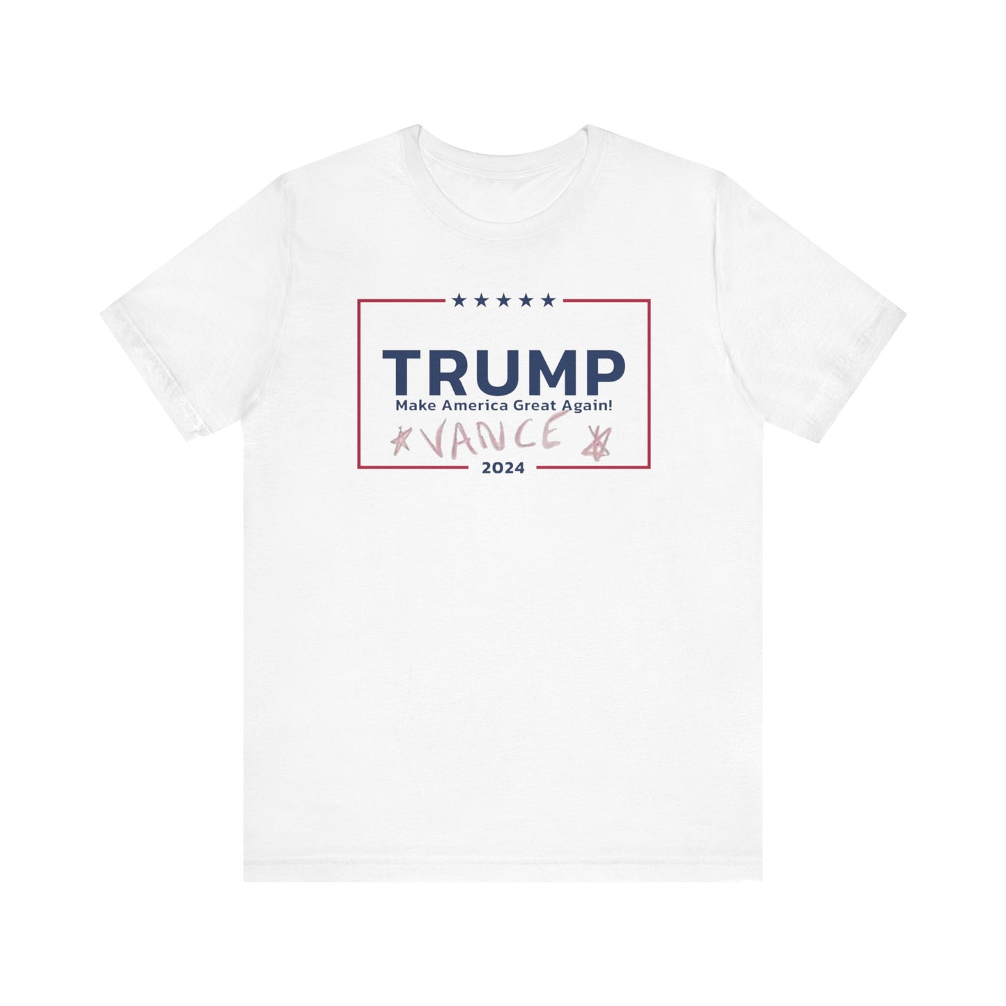 Trump Vance 2024 T Shirt, Vance Drawn with Lipstick, RNC Convention sign, Freedom Shirt, President Shirt, American Shirt, Voting Shirt, MAGA, Trump Election Tee, Donald Trump,