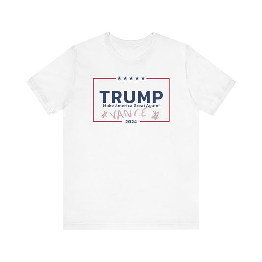 Trump Vance 2024 T Shirt, Vance Drawn with Lipstick, RNC Convention sign, Freedom Shirt, President Shirt, American Shirt, Voting Shirt, MAGA, Trump Election Tee, Donald Trump,