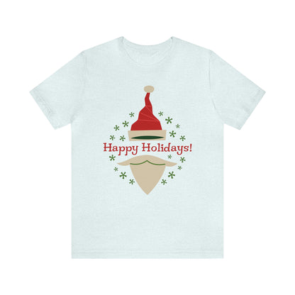 Happy Holidays Santa Shirt, Santa Claus Shirt, Christmas Shirt, Xmas Shirt, Holiday Shirt, Merry Shirt, Festive Shirt, Merry Christmas Tee