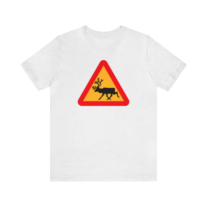 Caution Deer Shirt, Christmas Shirt, Xmas Shirt, Holiday Shirt, Merry Shirt, Festive Shirt, Merry Christmas Tee, Christmas Gift, Deer Sign