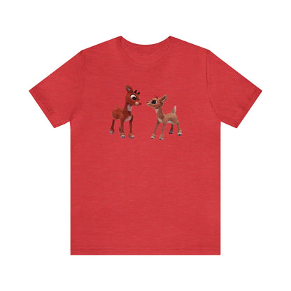 Rudolph and Clarice Shirt, Reindeer Shirt, Christmas Shirt, Xmas Shirt, Holiday Shirt, Merry Shirt, Festive Shirt, Merry Christmas Tee