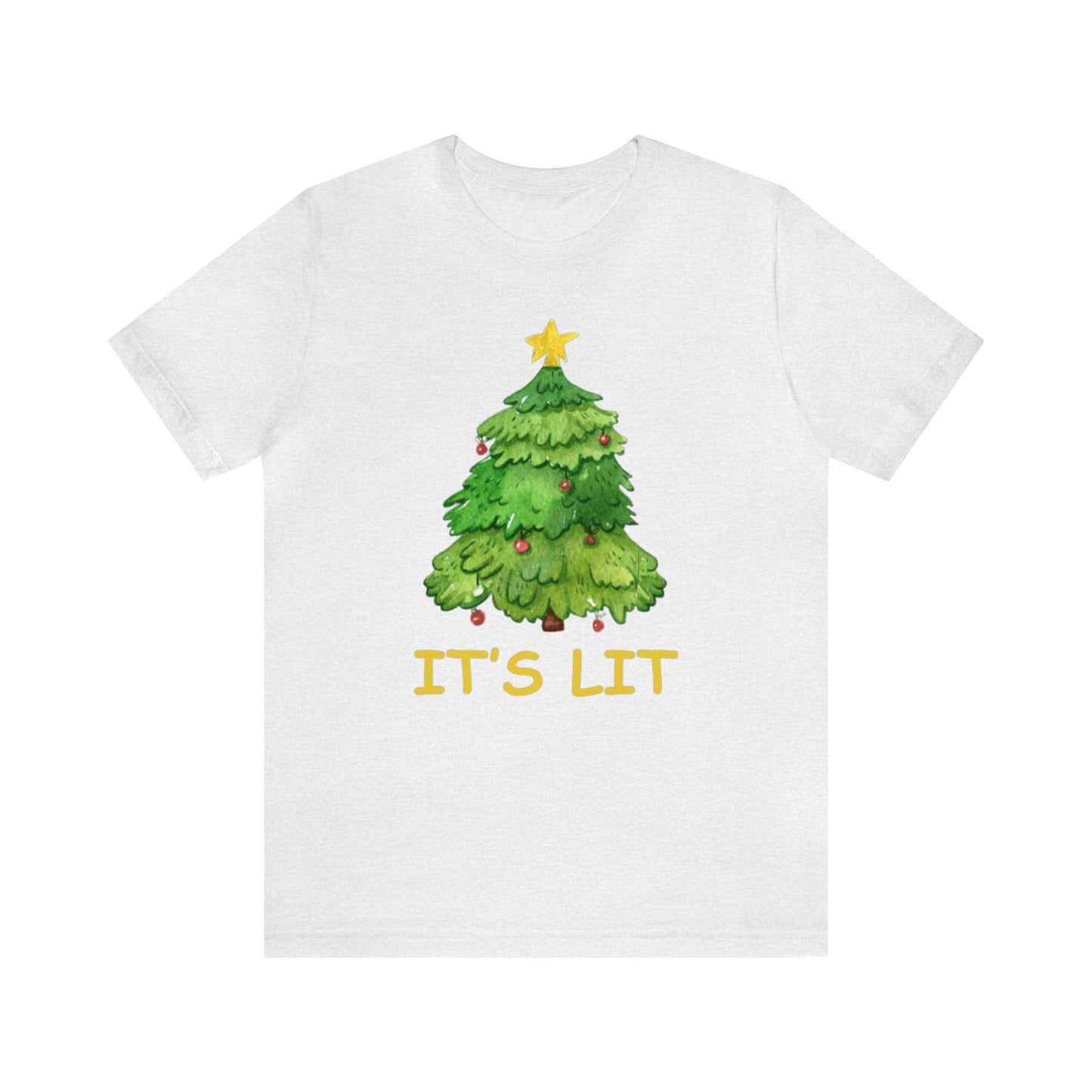 It's Lit Shirt, Christmas Tree Shirt, Christmas Shirt, Xmas Shirt, Holiday Shirt, Merry Shirt, Festive Shirt, Merry Christmas Tee, Tree Tee