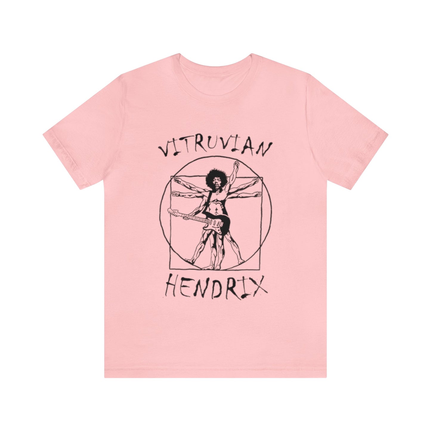 Vitruvian Hendrix Shirt, Jimi Hendrix Merch, Hendrix Shirt, Band of Gypsies Shirt, Guitar Lover Shirt, Music Lover Shirt, Classic Rock Shirt