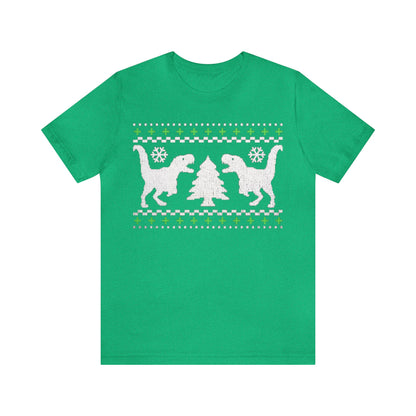 Tyrannosaurus Ugly Christmas Sweater, T-Rex Christmas Shirt, Dinosaur Christmas Shirt, Funny Christmas Sweater, Holiday Sweater, Ugly, Xmas