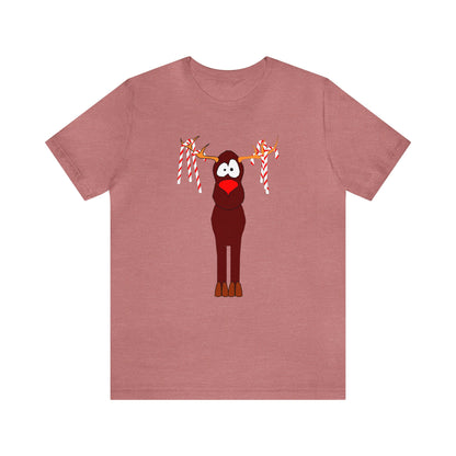 Rudolph Shirt, Reindeer shirt, Christmas Shirt, Xmas Shirt, Holiday Shirt, Merry Shirt, Festive Shirt, Merry Christmas Tee, Christmas Gift