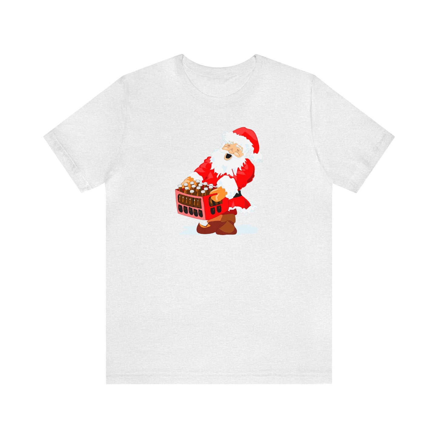 Santa Carrying Case of Wine Shirt, Santa Claus Shirt, Christmas Shirt, Xmas Shirt, Holiday Shirt, Merry Shirt, Festive Tee, Merry Christmas