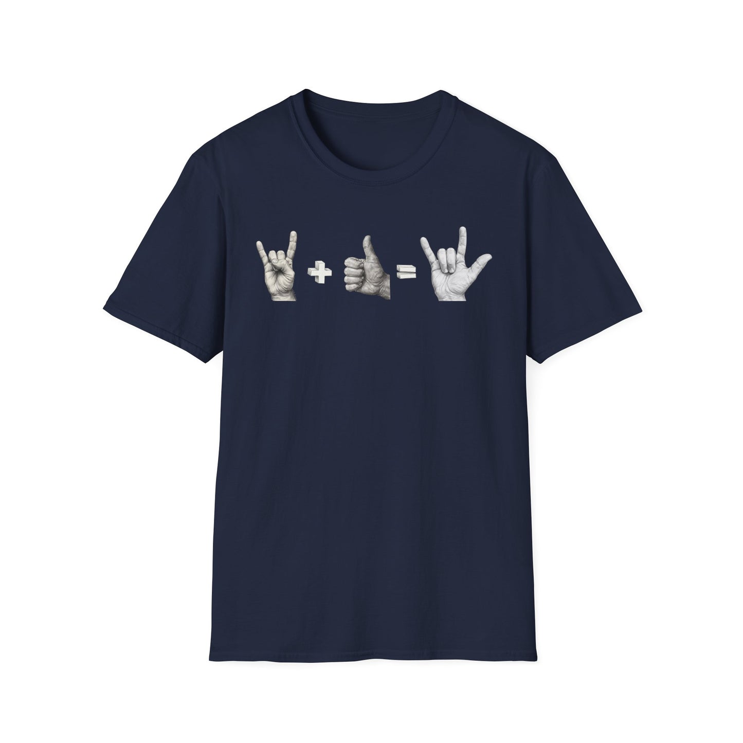 God's Love Equation - ASL Love Equation T-Shirt — Hand Sign Language Graphic Tee