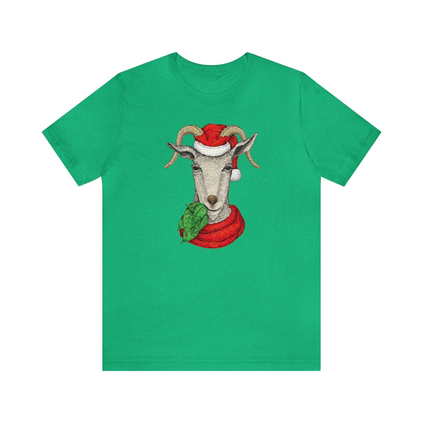 Goat Santa Shirt, Santa Claus Shirt, Christmas Shirt, Xmas Shirt, Holiday Shirt, Merry Shirt, Festive Shirt, Merry Christmas Tee, Goat Lover