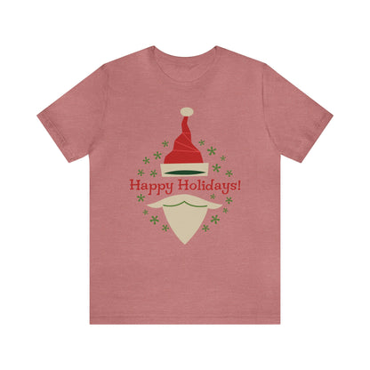 Happy Holidays Santa Shirt, Santa Claus Shirt, Christmas Shirt, Xmas Shirt, Holiday Shirt, Merry Shirt, Festive Shirt, Merry Christmas Tee