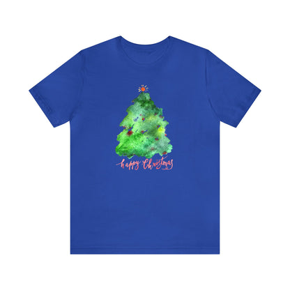 Happy Christmas Tree Shirt, Christmas Shirt, Xmas Shirt, Holiday Shirt, Merry Shirt, Festive Shirt, Merry Christmas Tee, Christmas Gift