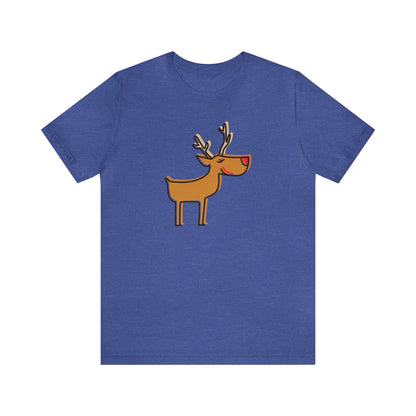 Rudolph Shirt, Reindeer shirt, Christmas Shirt, Xmas Shirt, Holiday Shirt, Merry Shirt, Festive Shirt, Merry Christmas Tee, Christmas Gift