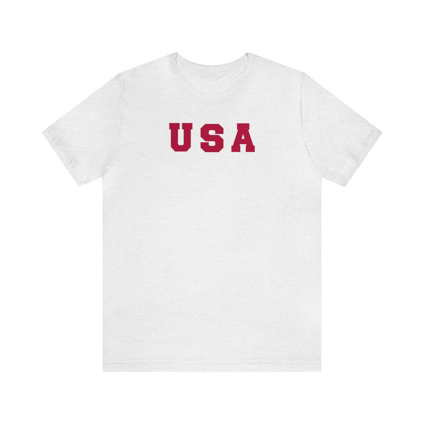 USA Red Shirt, 4th of July Shirt, Patriotic Shirt, Freedom Shirt, United States Shirt, American Flag Shirt, Red USA Letter, America Shirt