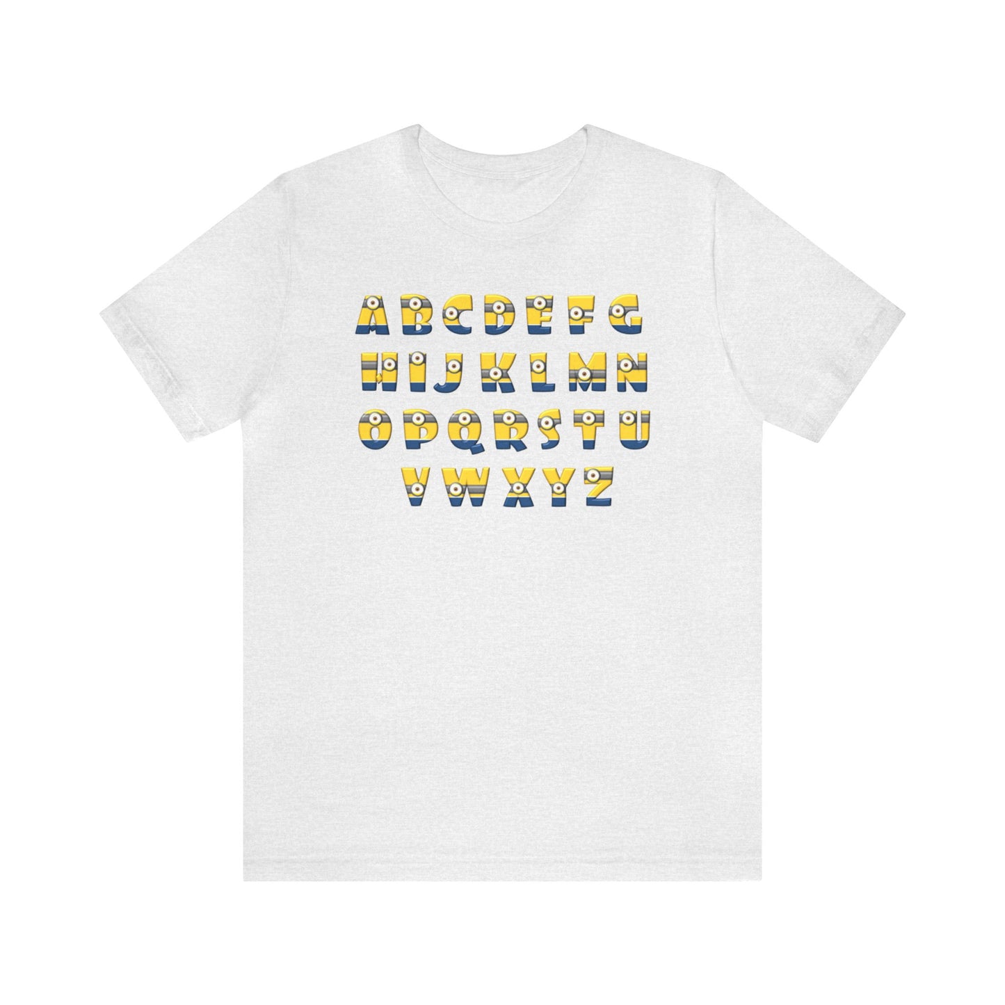 Minion Alphabet Shirt, School Shirt, Alphabet Shirt, Back to School, Teacher Shirts, Teacher Gift, Elementary, Kindergarten, 1st grade