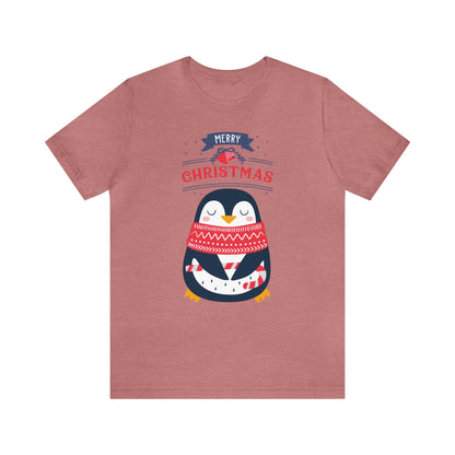 Merry Christmas Penguin Shirt, Christmas Shirt, Xmas Shirt, Holiday Shirt, Merry Shirt, Festive Shirt, Merry Christmas Tee, Christmas Gift