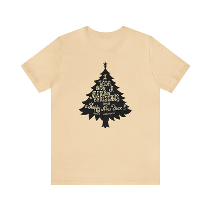 I Wish You A Merry Christmas And A Happy New Year Shirt, Christmas Tree Shirt, Christmas Shirt, Holiday Shirt, Merry Shirt, Festive Shirt