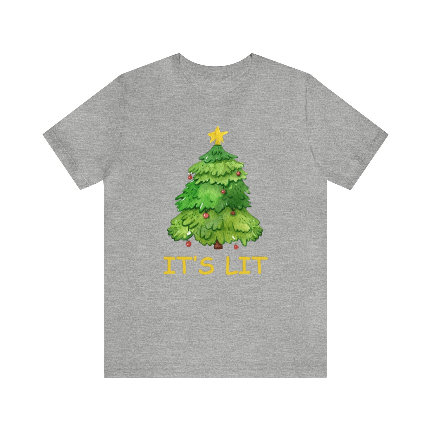 It's Lit Shirt, Christmas Tree Shirt, Christmas Shirt, Xmas Shirt, Holiday Shirt, Merry Shirt, Festive Shirt, Merry Christmas Tee, Tree Tee