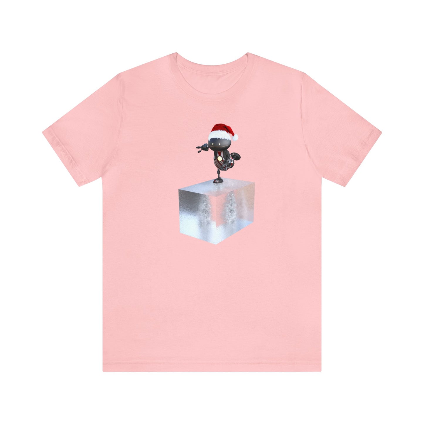 Robot Santa Skating on a Block of Ice Shirt, Christmas Shirt, Xmas Shirt, Holiday Shirt, Merry Shirt, Festive Shirt, Christmas Gift, WinterT