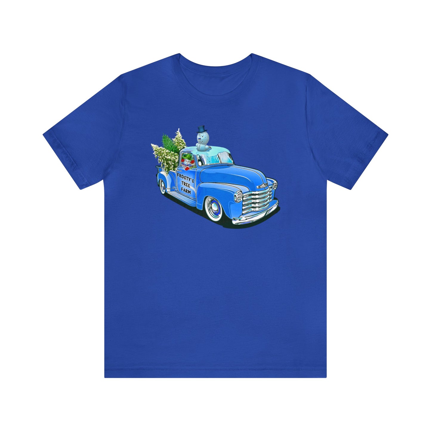 Frosty's Tree Farm Truck Shirt, Farm Fresh Christmas Tree Truck Shirt, Vintage Christmas Truck Shirt, Packard Truck Shirt, Frosty Snowman T