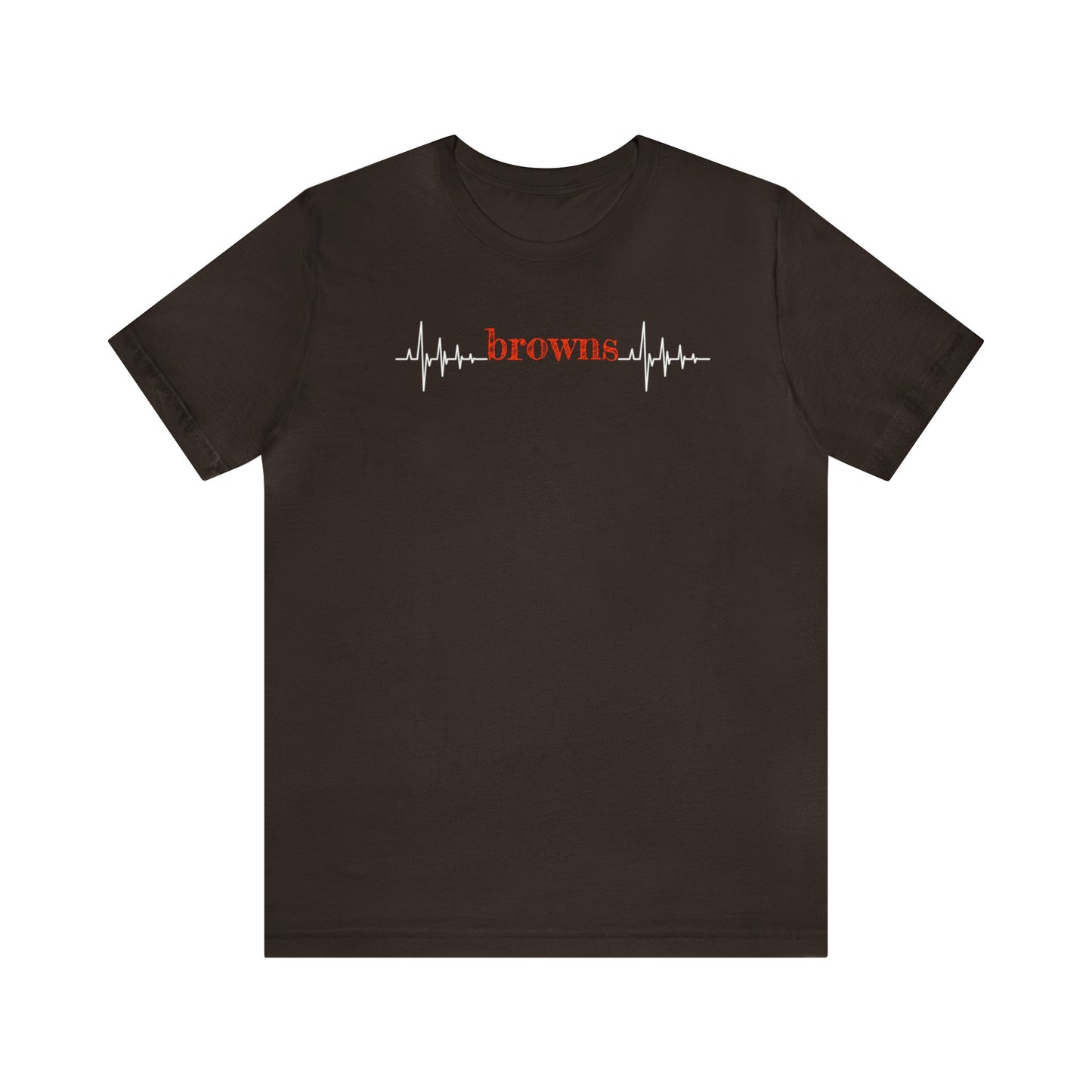 Heartbeat Cleveland Browns Shirt, Football Shirt, Heartbeat Sports Shirt, Cleveland Football, Football Tee, Heartbeat Shirt, Browns Shirt