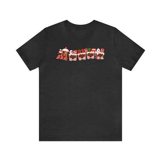 Ginger Bread Christmas Train Shirt, Christmas Shirt, Xmas Shirt, Holiday Shirt, Merry Shirt, Festive Shirt, Christmas Gift, Winter Tee