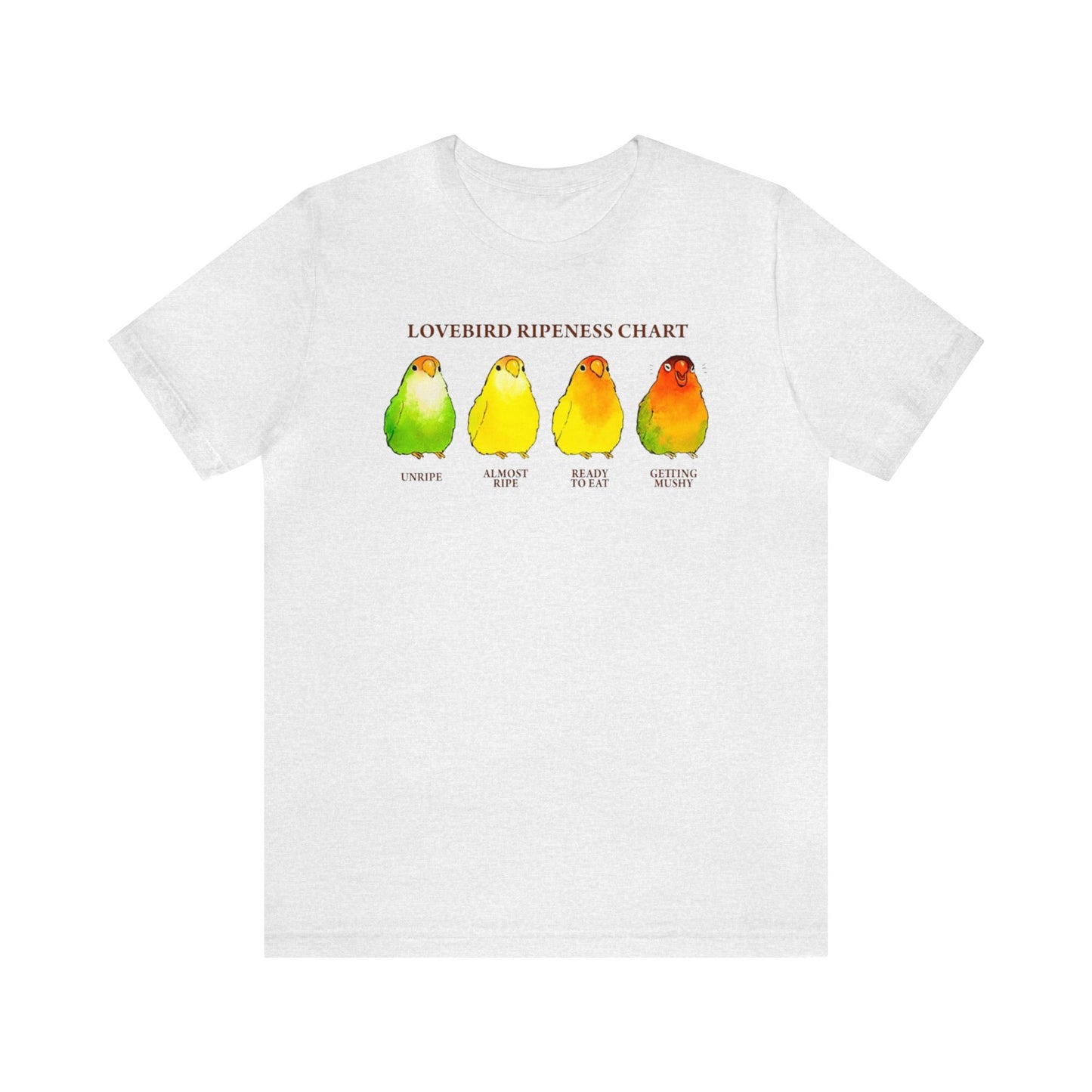 Lovebird Ripeness Chart Shirt, Lovebird Shirt, Love Birds Love Birds, Fischers Lovebirds Shirt, Funny Mango Ripeness Chart, A Lovebird Tee