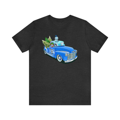 Frosty's Tree Farm Truck Shirt, Farm Fresh Christmas Tree Truck Shirt, Vintage Christmas Truck Shirt, Packard Truck Shirt, Frosty Snowman T