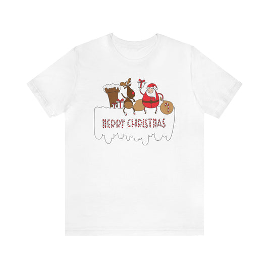 Santa Shirt, Santa Claus Shirt, Christmas Shirt, Xmas Shirt, Holiday Shirt, Merry Shirt, Festive Shirt, Merry Christmas Tee, Christmas Gift