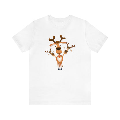 Reindeer shirt, Christmas Shirt, Xmas Shirt, Holiday Shirt, Merry Shirt, Festive Shirt, Merry Christmas Tee, Christmas Gift, Holiday Gift