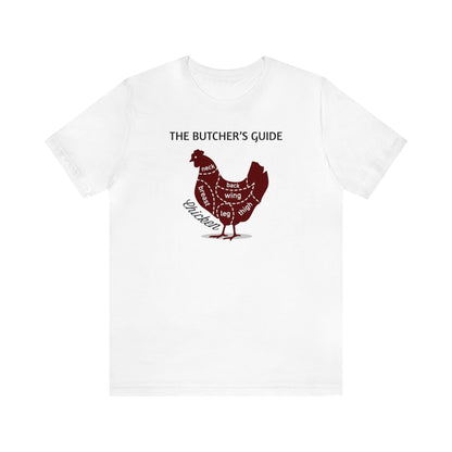 The Butcher's Guide Cuts Of Chicken Shirt, Thanksgiving Shirt, Thanksgiving Gift, Fall Chicken Shirt, Chicken Cuts Shirt, Chicken Chef Shirt