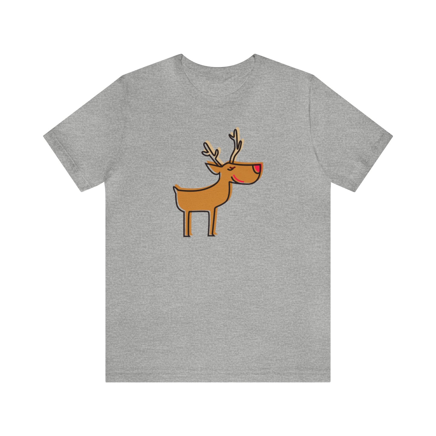 Rudolph Shirt, Reindeer shirt, Christmas Shirt, Xmas Shirt, Holiday Shirt, Merry Shirt, Festive Shirt, Merry Christmas Tee, Christmas Gift