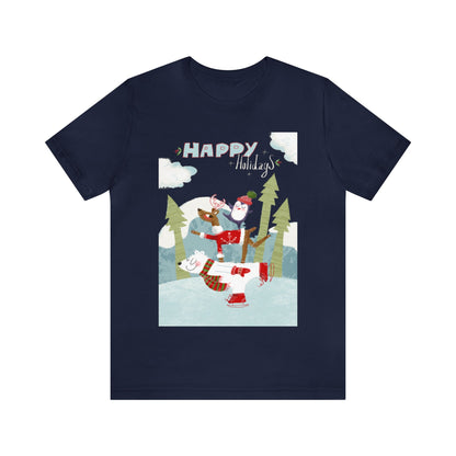 Happy Holidays Shirt, Christmas Shirt, Xmas Shirt, Holiday Shirt, Merry Shirt, Festive Shirt, Merry Christmas Tee, Christmas Gift, Holiday