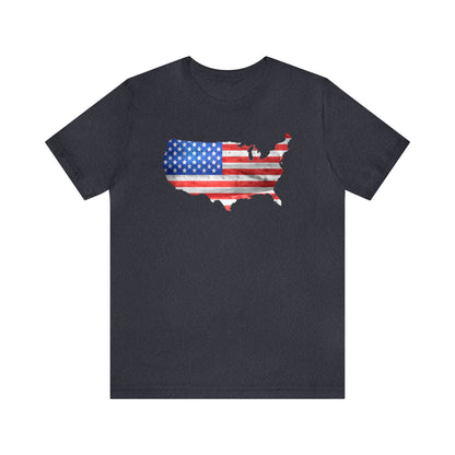 American Flag USA Shirt, Red, White and Blue, 4th of July Shirt, Patriotic Shirt, USA Shirt, Freedom Shirt, United States Country Shirt