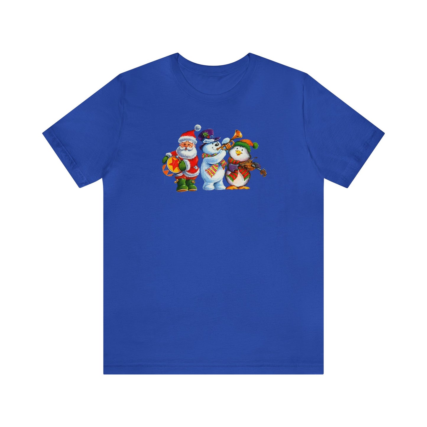 Santa, Frosty and Penguin Band Shirt, Santa Claus Shirt, Frosty Shirt, Penguin Shirt, Christmas Music Shirt, Xmas Shirt, Holiday Shirt