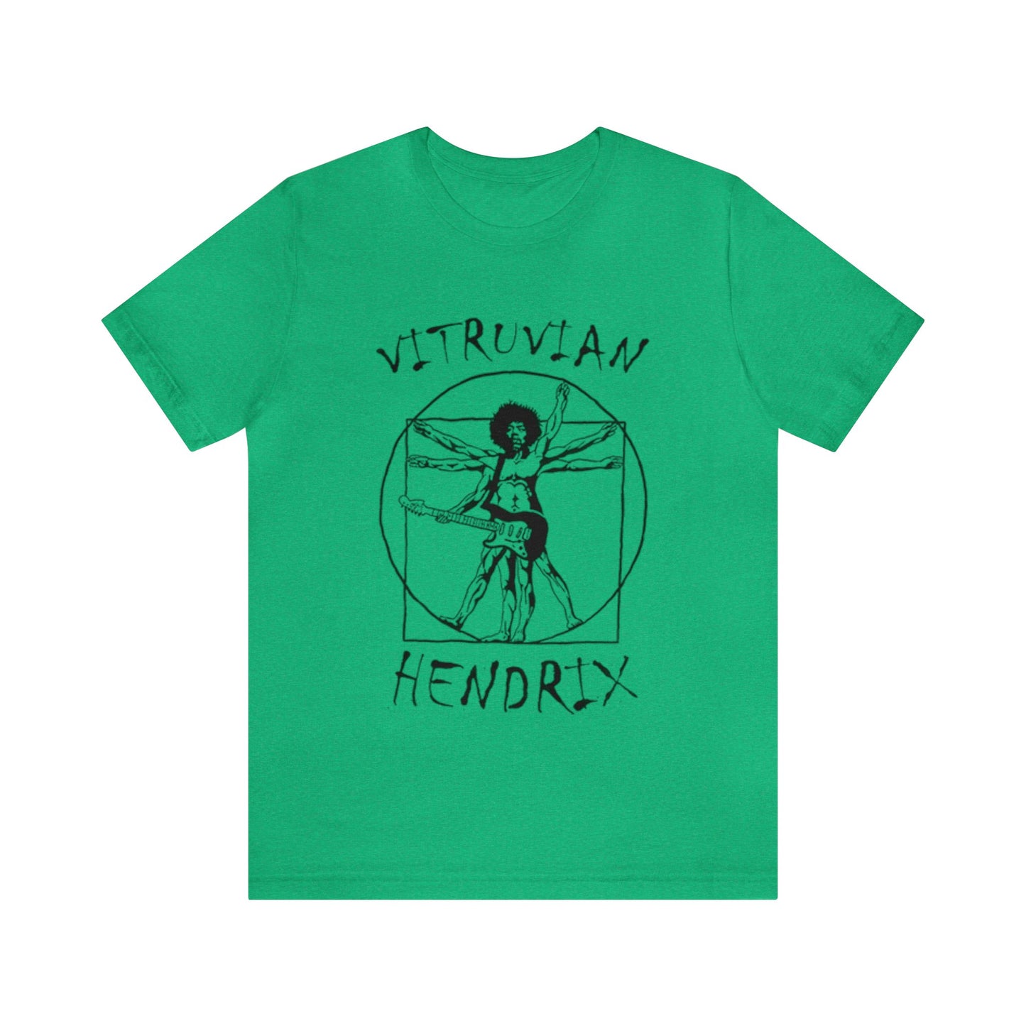 Vitruvian Hendrix Shirt, Jimi Hendrix Merch, Hendrix Shirt, Band of Gypsies Shirt, Guitar Lover Shirt, Music Lover Shirt, Classic Rock Shirt