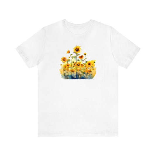 Sunflower Shirt, Flower Print Tee, Womens Garden Shirt, Funny Sunflower Tee, Floral Shirt, Plant Sunflower Shirt, Sunshine Shirt, Sunflower