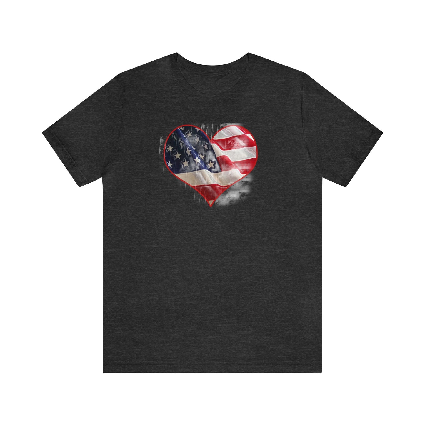 American Flag Heart Shirt, Love USA, Red, White and Blue, 4th of July Shirt, Patriotic Shirt, USA Shirt, Freedom Shirt, United States Shirt